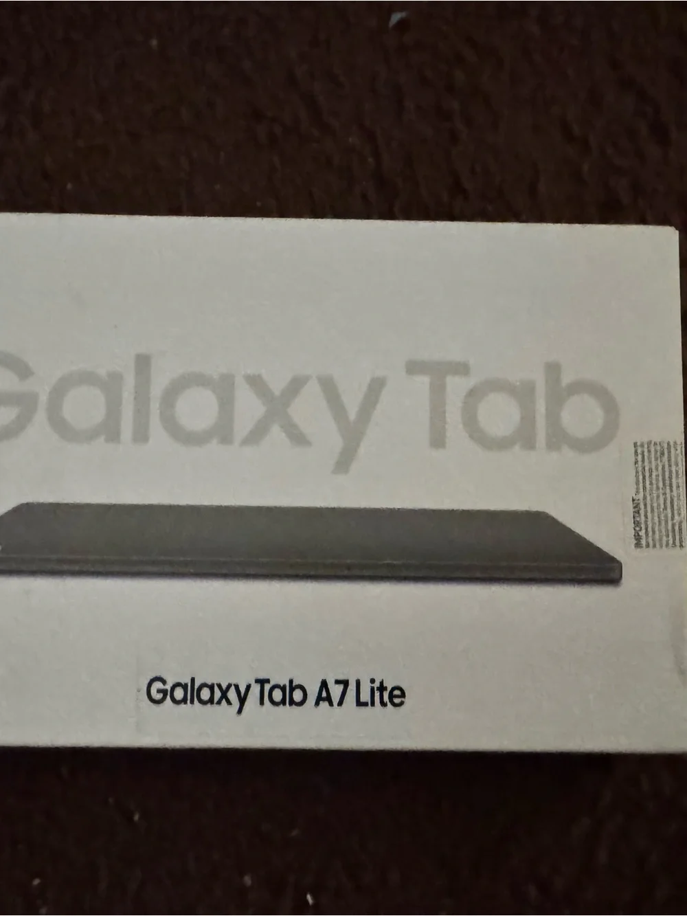 Samsung Galaxy Tab A7 Lite Charcoal Gray Tablet